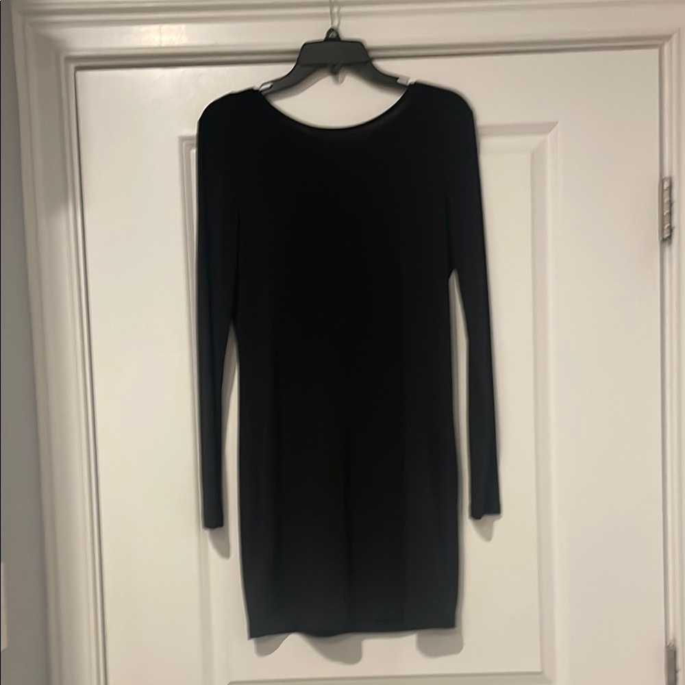 BCBGeneration Black Long Sleeve Bodycon Dress